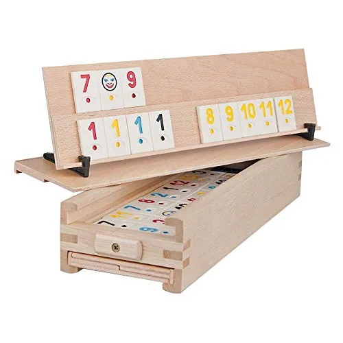 WOODTASTIC Rummy Holz Spiel