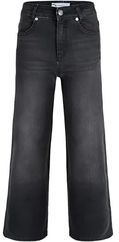 Blue Effect Mädchen Wide Leg Jeans Hose in schwarz von Blue Effect
