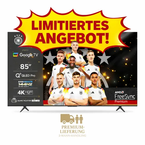 TCL 85C75B 85-Zoll QLED Pro Gaming Fernseher 144Hz
