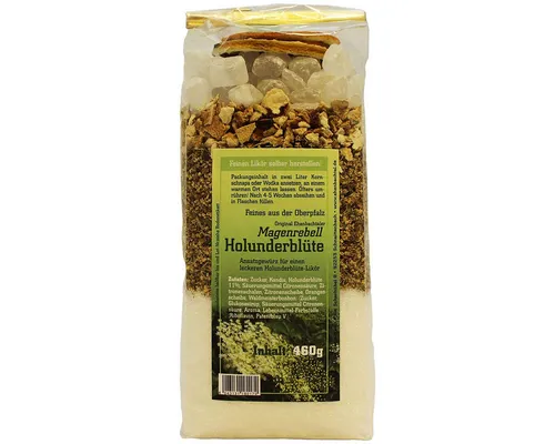 Biller Gewürz, Magenrebell Holunderblüte Likör Ansatzmischung Kräuterlikör 460g