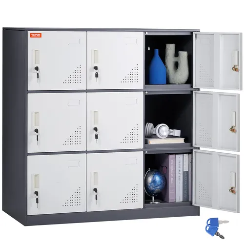 Produktbild VEVOR Umkleideschrank 9-türig