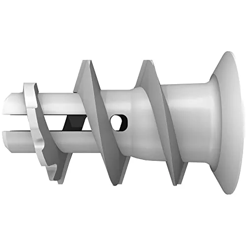 fischer Gipskartondübel GK, Starker Gipskarton-Dübel, Selbstschneidendes Gewinde, Einfache Montage in Gipskarton, Kreuzschlitz-Antrieb, 100 Stück