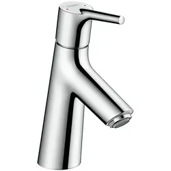 hansgrohe Talis S Einhebel-Waschtischmischer 80mm - Waschtischarmatur mit 5l/min Durchfluss, ideal für energieeffiziente Nutzung. Mit Temperaturbegrenzung und Zugstangen-Garnitur, perfekt für moderne Badezimmer.