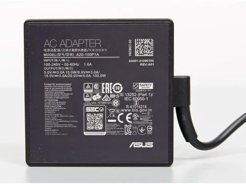 Asus Adapter TYPE-C PD Charging - 100W Netzteil für Notebooks, einstellbare Ausgangsspannung und kompakt für unterwegs