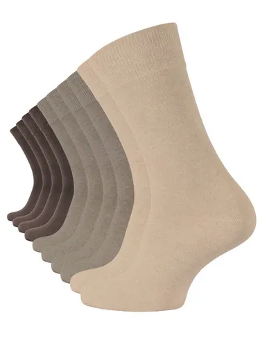 Cotton Prime® Socken Prime Cotton (10-Paar) breiter, druckfreier Komfortbund