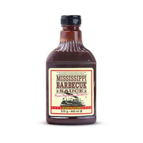 Mississippi sos bbq słodko-pikantny 510g De care 743639000224