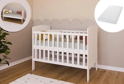 Kids Collective Babybett 70x140 cm mit Matratze