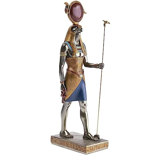 lachineuse – Ra-Statue 31 cm – Ägyptischer Gott in bronze von lachineuse
