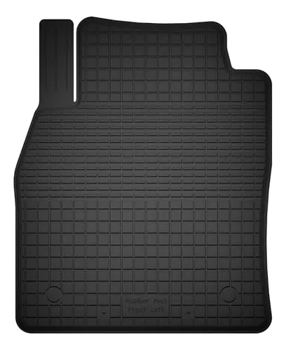 Wielganizator Gummimatte Fahrerseite passend für Ford Fiesta MK7 (2008-2011) Schrägheck | bessere Passform als universelle Matten | Schwarz | Hergestellt in Polen