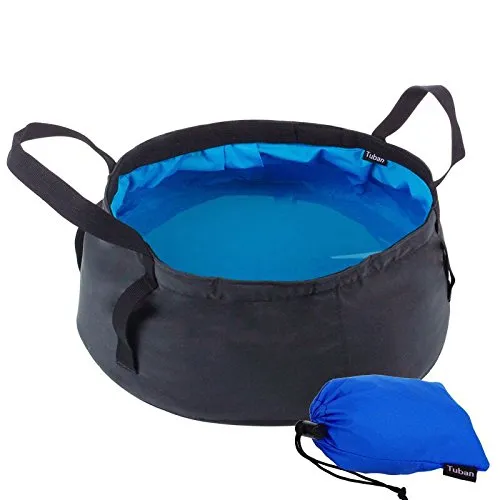 BJ-Shop Faltschüssel,Klappbecken Dichtes Leichtes tragbares Waschbecken mit Tragetasche für Camping Travel Washing Fishing 8.5L