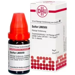Sulfur LM Xviii Dilution 10 ml