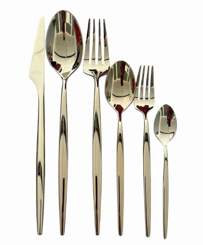 36-tlg. Besteckset für 6 Personen in Champagnergold von Schäfer