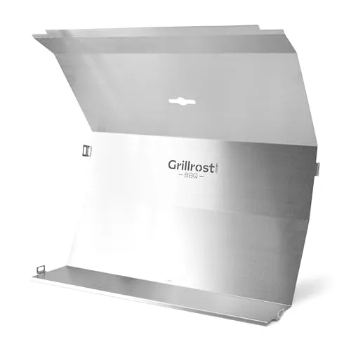 Grillrost.com Edelstahl Hitzeschild für Napoleon Freestyle 365 - Grillersatzteile, speziell für Napoleon Freestyle 365 entwickelt – doppelte Wandung für höhere Temperaturen bei geringerem Gasverbrauch, aus robustem, rostfreiem Edelstahl.