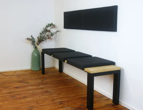 Lycce Bankauflage in schwarz von Lycce