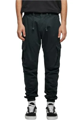 Urban Classics Herren Cargo Jogging Pants, Bottlegreen, 4XL - Wanderhosen für Herren, stylische Cargo Jogging Pants aus 100% Baumwolle für maximalen Tragekomfort und modischen Slim Fit.