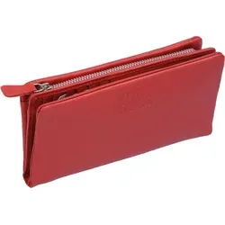 Leder Damenbörse CILINIE, rot