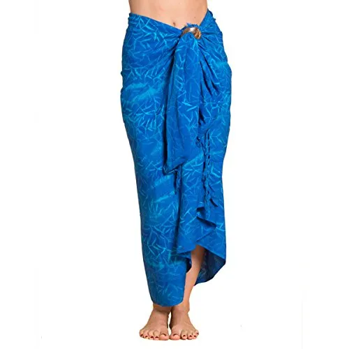 PANASIAM Sarong B002 in Blau, XL in blau von PANASIAM