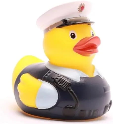 Duckshop I Badeente Polizist I Polizei Quietscheentchen I Quietscheente I Geschenk Beamte I Präsent Sammler