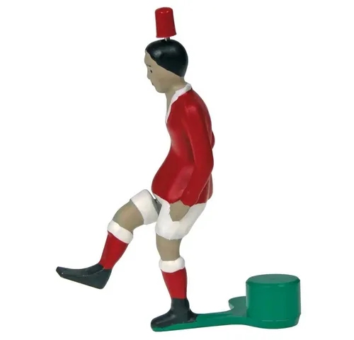 Tipp-Kick Spieltisch TIPP-KICK Top-Kicker rot spitzer Fuss