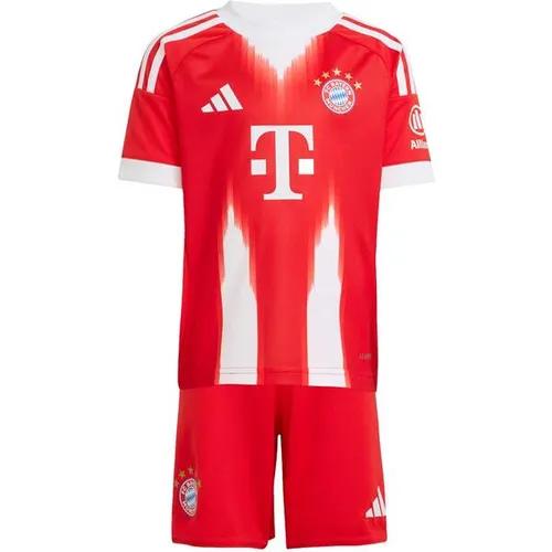Kinder Fußballtrikot BAYERN MÜNCHEN HOME MINIKIT KIDS Unisex 116 - Trikots für Kinder mit feuchtigkeitsabsorbierender AEROREADY Technologie, perfekt für kleine Fußballfans, die ihre Begeisterung für den FC Bayern München zeigen wollen.