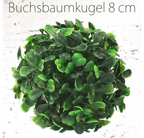 Kunstpflanze Buchsbaum Künstlich Buchsbaumkugel Buchskugel Kunstpflanze 8 - 55 cm, Decovego