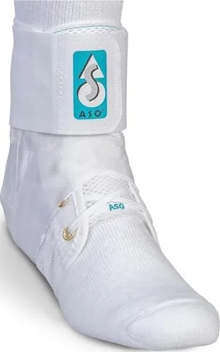 Med Spec 264004 Aso Knöchelstabilisator, Weiß, Größe M