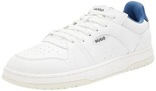HUGO Hadrian_Tenn_Puny Herren-Sneaker in weiß von HUGO BOSS