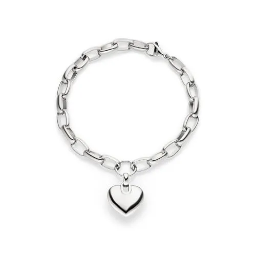 s.Oliver Armband - Elegantes Edelstahlarmband in Silber - Verstellbar bis 20 cm - Hochwertiges Armband aus poliertem Edelstahl, verstellbar bis 20 cm. Modernes Design und tolle Geschenkidee, geliefert in einem wiederverwendbaren Baumwoll-Säckchen.