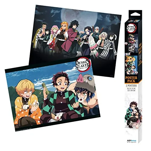 ABYstyle Demon Slayer Poster Set 2 Chibi Poster