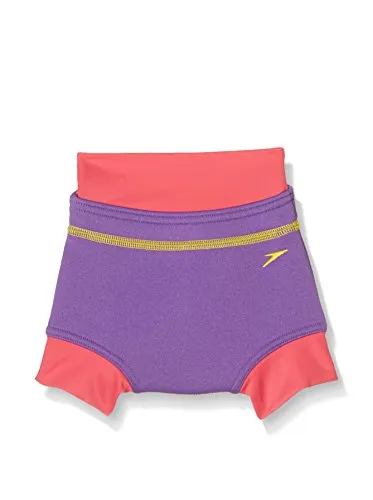 Speedo Baby Badeanzug Swimnappy Cover, Purple Rain/Raspberry Fill, 6-9, 8-092169215