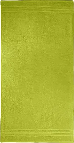 REDBEST Duschtuch New York hellgrün Größe 70x140 cm - leichte, weiche Qualität, saugstark, sehr strapazierfähig, 100% Baumwolle