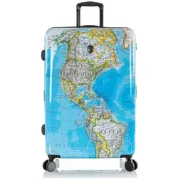 Heys Fashion 4 Rollen Trolley L 76 cm – Dehnfalte in Blau - Trolley in der Kategorie Trolleys, bietet zusätzlichen Stauraum dank Dehnfalte und ist ideal für Reisen.