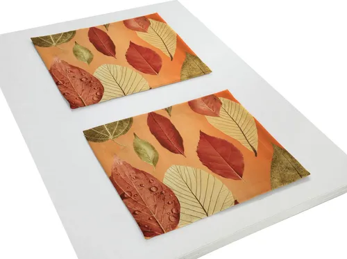 Wirth Platzset MAREK, (Packung, 2-St) in orange von Wirth