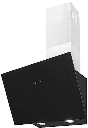 Exquisit KFD 60-8.1 EEK: D Kopffrei-Dunstabzugshaube in schwarz von Exquisit