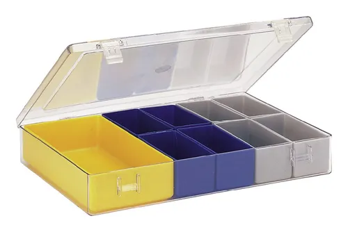 LA KA PE Sortimentkasten mit Deckel 307 x 225 x 50 mm Typ 4.08