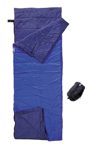 Cocoon Sommerschlafsack, Nylon, blau, 200x80cm - Schlafsäcke - Leichter, kompakter Sommerschlafsack aus atmungsaktivem Nylon, ideal für Reisen und Outdoor-Aktivitäten.