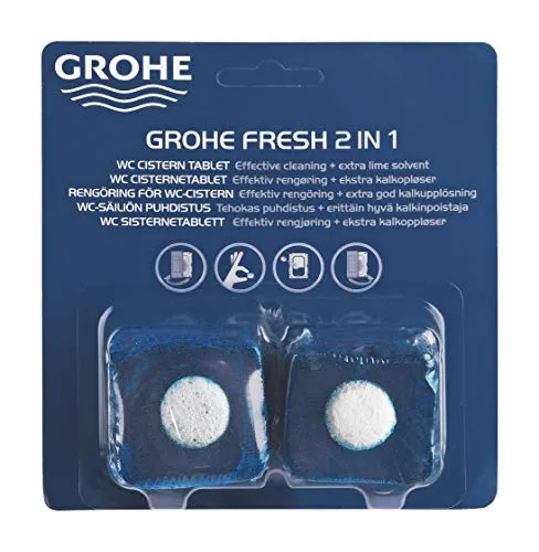 GROHE Fresh | Sanitärsystem - Tabs | 2 x 50 g WC-Tabs | 38882000