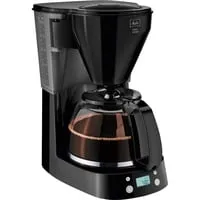 Melitta Easy Timer - Filterkaffeemaschine mit Glaskanne - Kaffeemaschine für 10 Tassen mit Timer-Funktion und Tropfstopp, sorgt für vollen Kaffeegenuss und einfache Reinigung dank spülmaschinengeeigneter Teile.