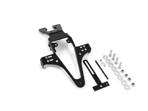ZIEGER Kennzeichenhalter für Honda CB 1000 R (2008-2017) - Hochwertige Kennzeichenhalterung in Schwarz, pulverbeschichtet für optimale Langlebigkeit. Ideal für Straßenmotorräder, inklusive Montagezubehör.