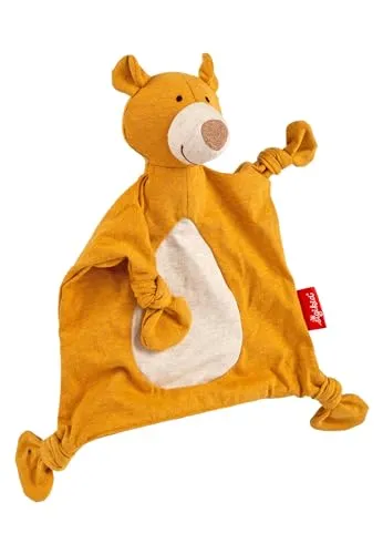 sigikid 39823 Schnuffeltuch Bär, Yellow für Mädchen und Jungen von 0 bis 36 Monaten