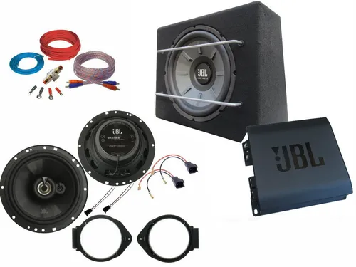 DSX JBL Set für GTC - 3 Wege Lautsprecher & Subwoofer 1480 Watt - Komplettes Auto-Soundsystem für GTC ab 2009: 3 Wege Lautsprecher, leistungsstarker Subwoofer und Verstärker für beeindruckenden Klang und hohe Leistung.