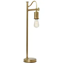 Douille 1-flammige Tischlampe in gold von Elstead Lighting