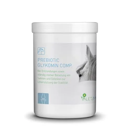 Valetumed PREBIOTIC GLYKOMIN COMP., 750 g, Ergänzungsfutter für Pferde, unterstützend bei starker Belastung von Sehnen und Gelenken, von Pferdekliniken und Tierärzten empfohlen