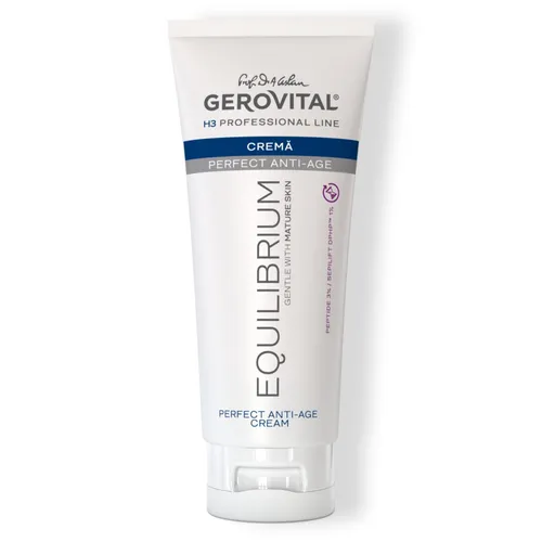 Gerovital H3 Equilibrium Anti-Aging Creme mit Peptiden für reife Haut, 200 ml