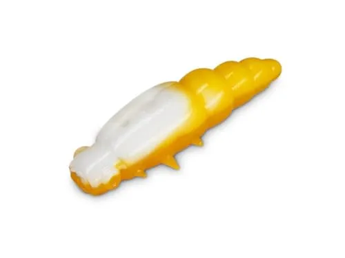 15x DELPHIN CHRUST 4cm Wespenlarve Bienenmade Forellenköder Larve Made Cheese