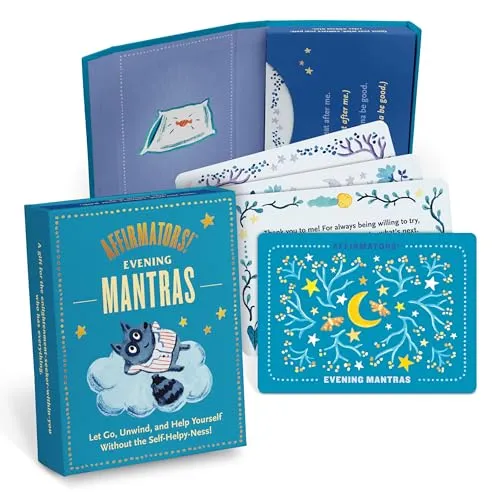 Produktbild Knock Knock Affirmators! Mantras (Evening) Card Deck, 40 Cards