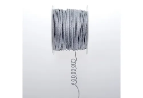 Deko AS Kordel Papierdraht silber - 2mm Ø 100m - 601-21