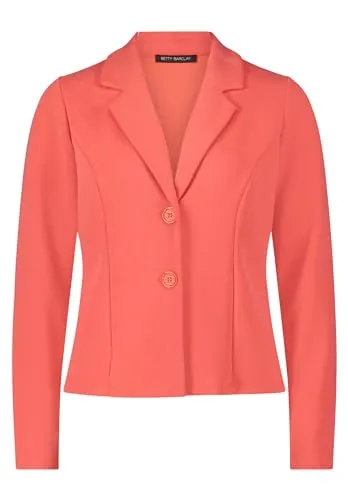 Betty Barclay Damen Jerseyjacke mit Knöpfen 44, Cayenne von Betty Barclay