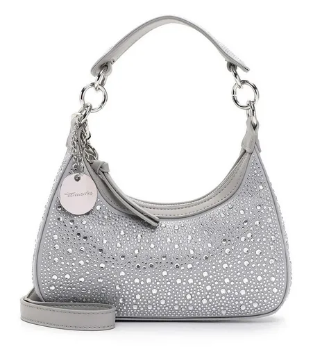 Tamaris Handtasche TAS Fleur - Damen, Lightgrey 810 - Stylische Handtasche für Damen mit strukturiertem Design, abnehmbarem Umhängeriemen und praktischen Innenfächern. Perfekt für den Alltag!