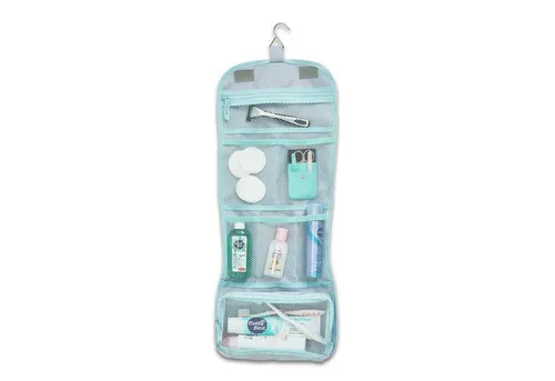Zeller Present Kulturbeutel Kosmetik Multi Case mit Aufhängung – Blau